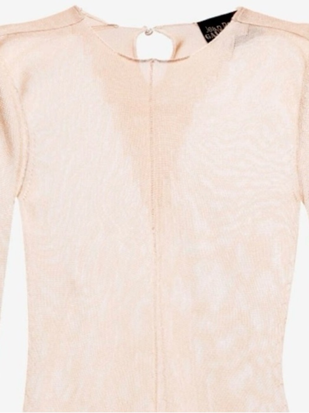 JEAN PAUL GUALTIER x Lotta Volkova Sheer Knit Top